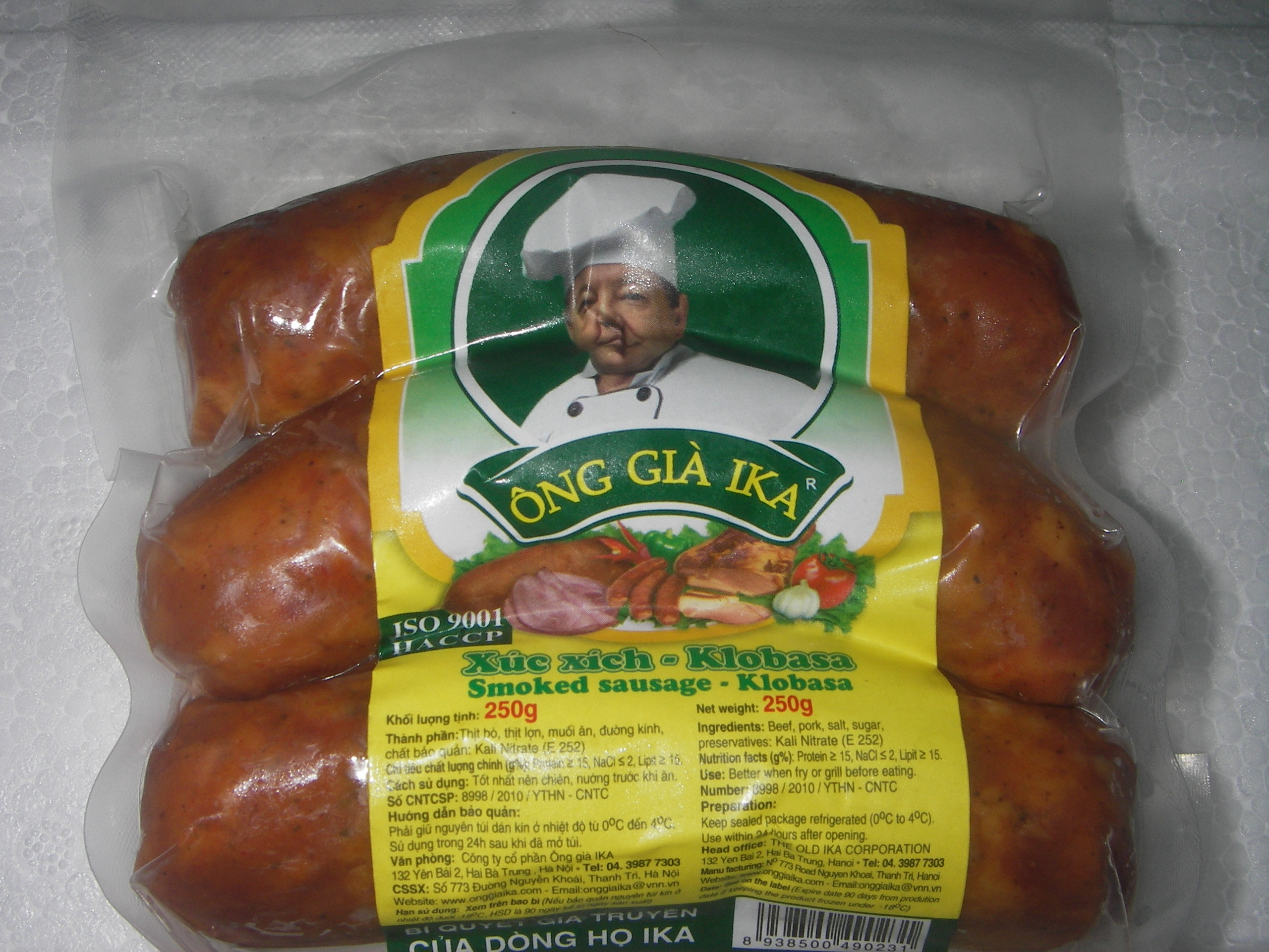 Xúc Xích Klobasa 250g (8938500490231)