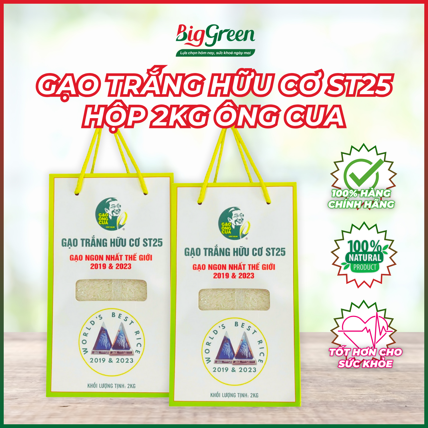 Gạo ST25 Hữu cơ USDA