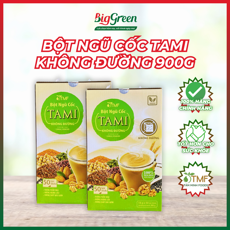 Bột Ngũ Cốc Không Đường 900G- Tami (8938508147304)