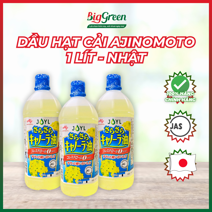 Dầu hạt cải Ajinomoto 1 lít Nhật Bản