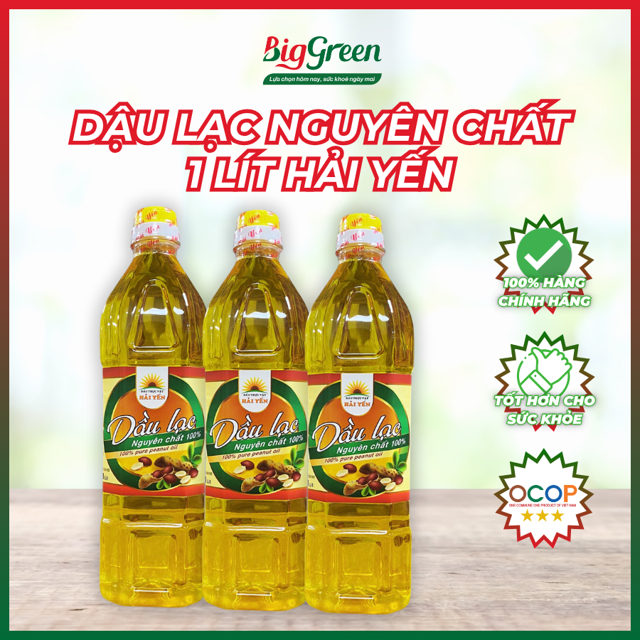 Dầu lạc nguyên chất 1 lít