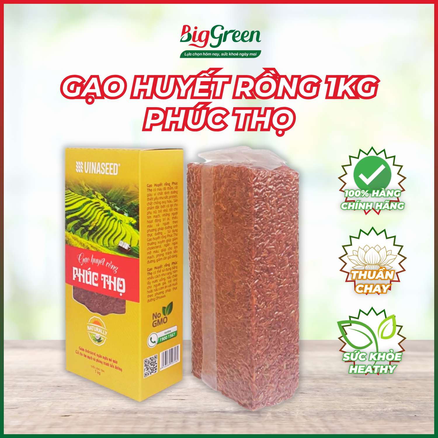 Gạo Huyết Rồng Phúc Thọ