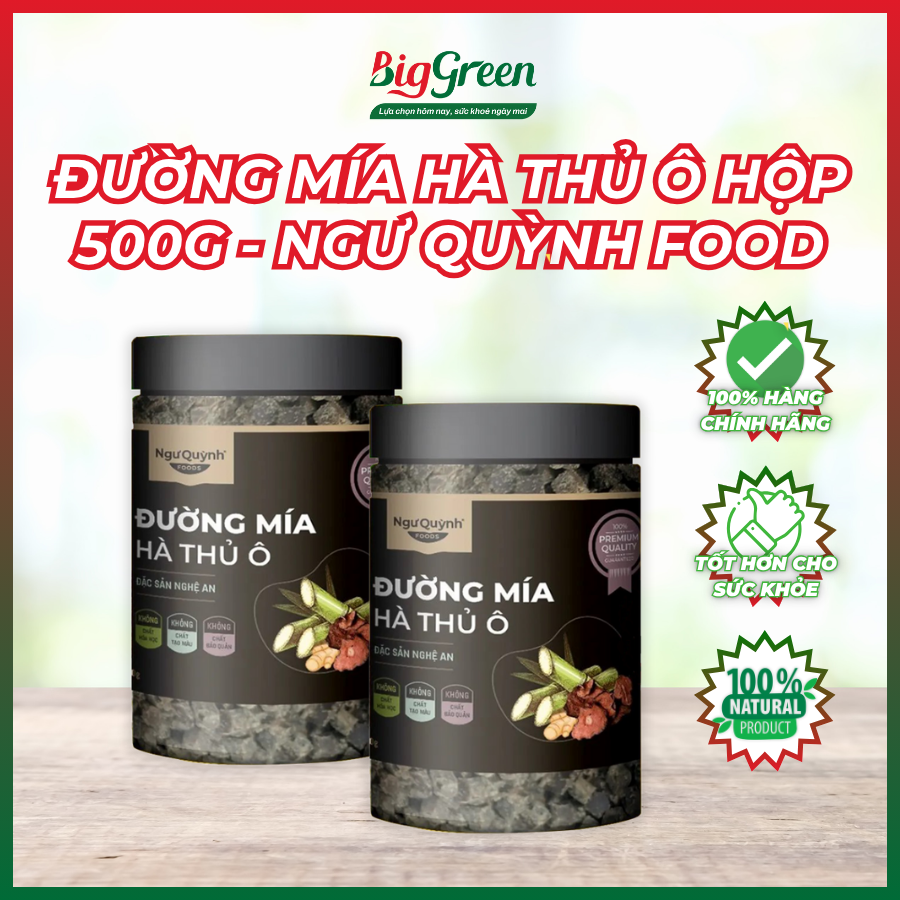 Đường mía hà thủ ô 500g