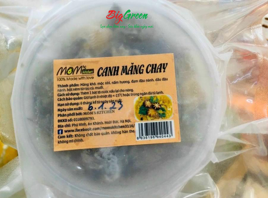 Canh măng chay Mom's kitchen