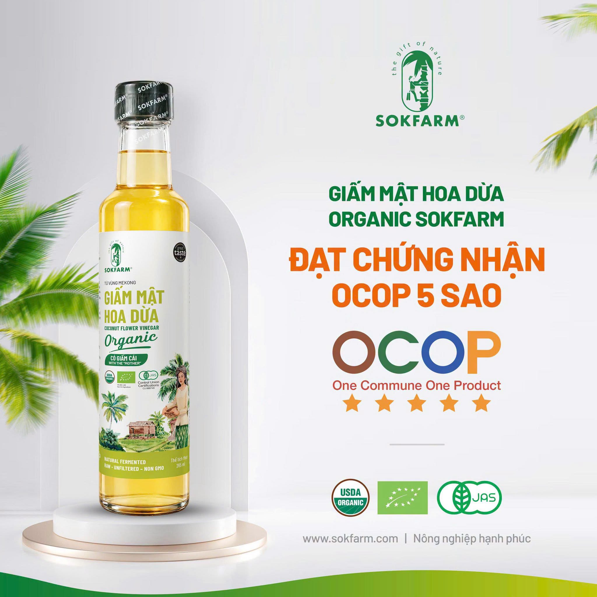 Giấm mật hoa dừa Hữu cơ (8938529062198)