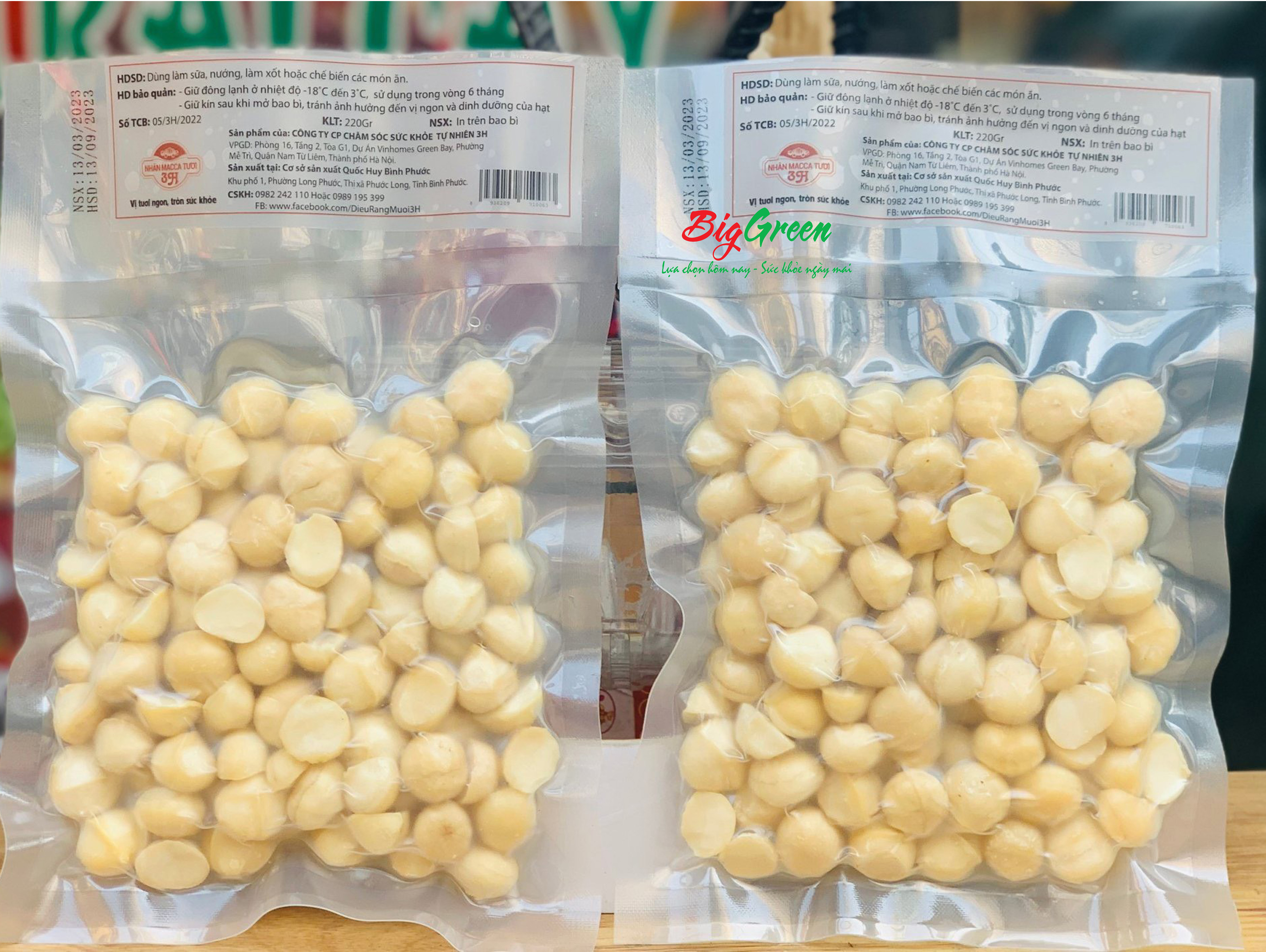 Hạt Macca tươi 3H