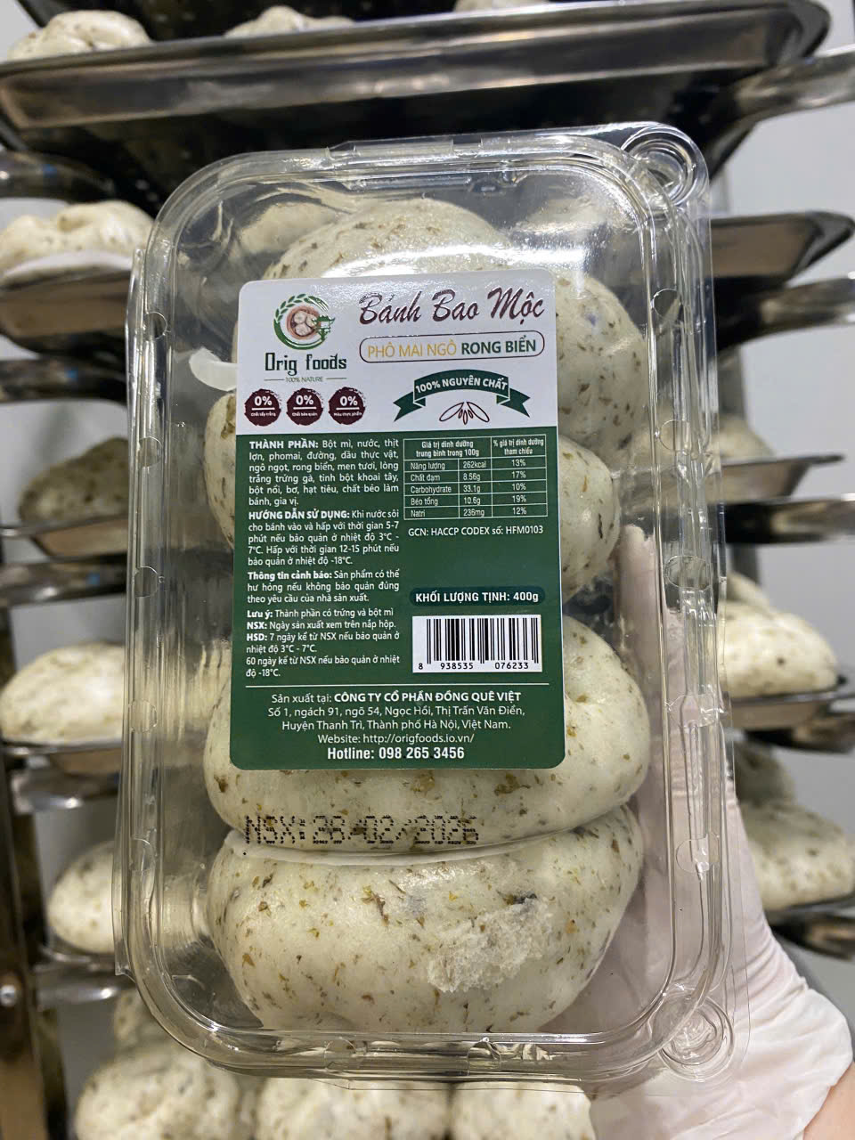 Bánh Bao Rong Biển - Mộc (SP322488)