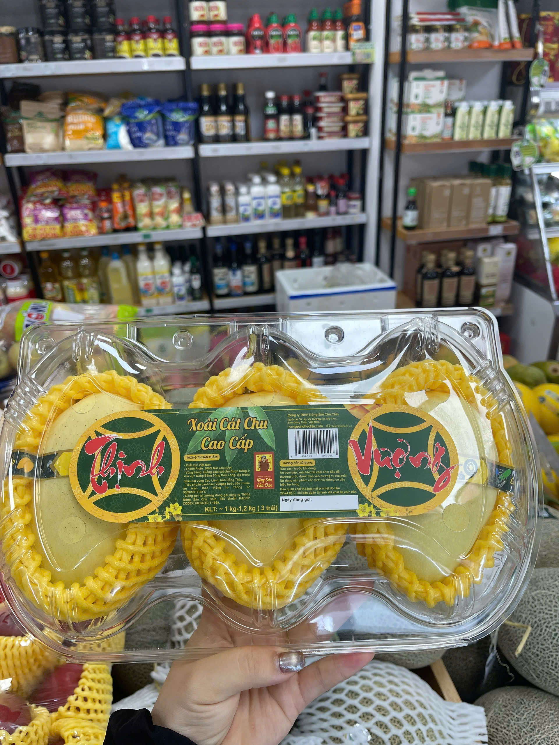 Xoài Cát Chu Vip Mr9 khay 3quả