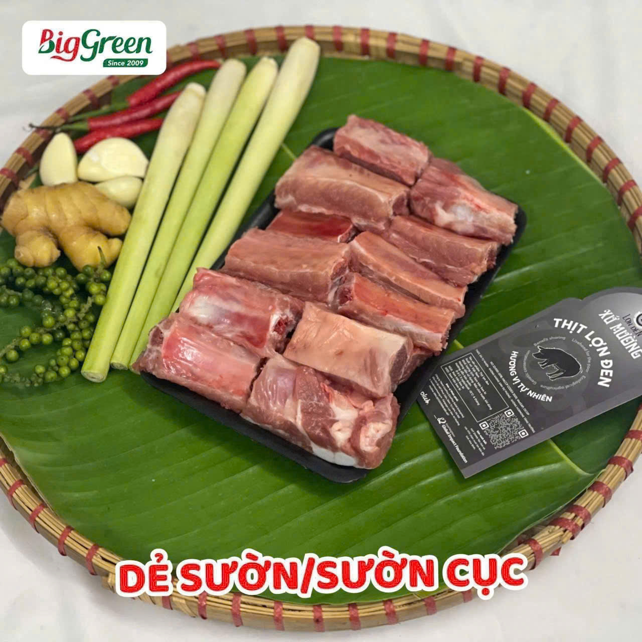 Sườn Vai Lợn Đen Xứ Mường