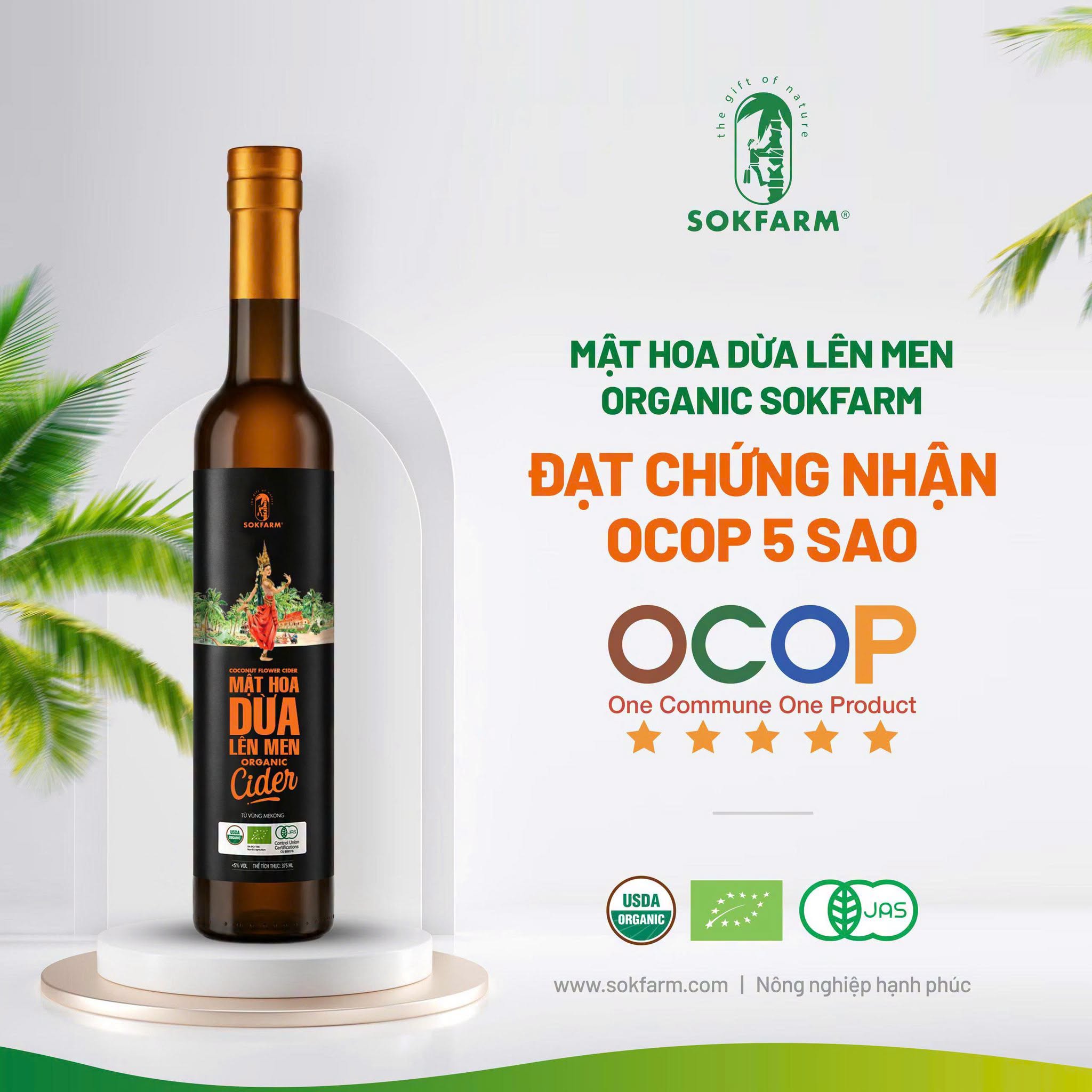 Mật Hoa Dừa lên men Cider