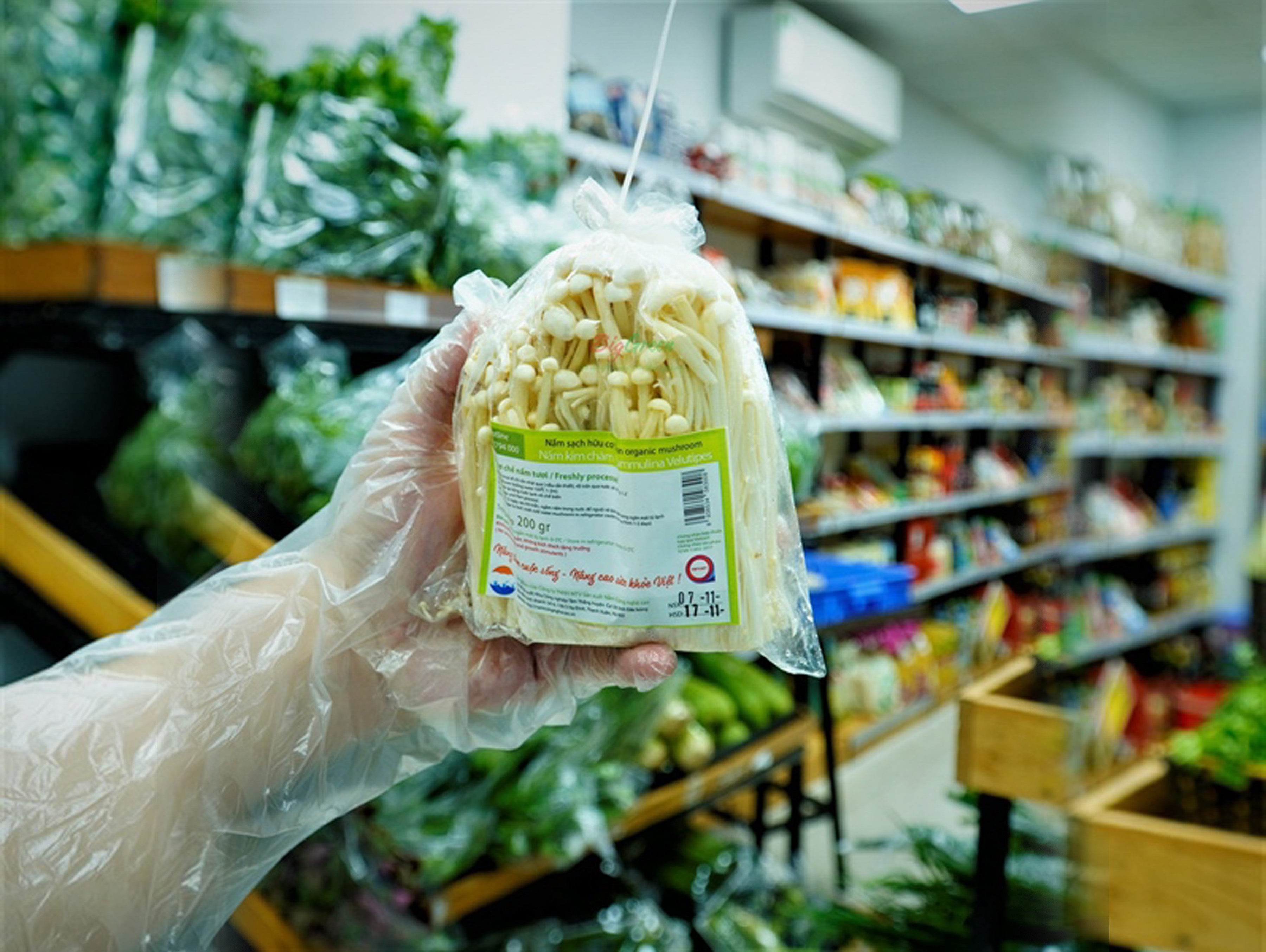 Nấm Kim Châm (Cắt Chân) 200g- Đắk Nông (Gói)