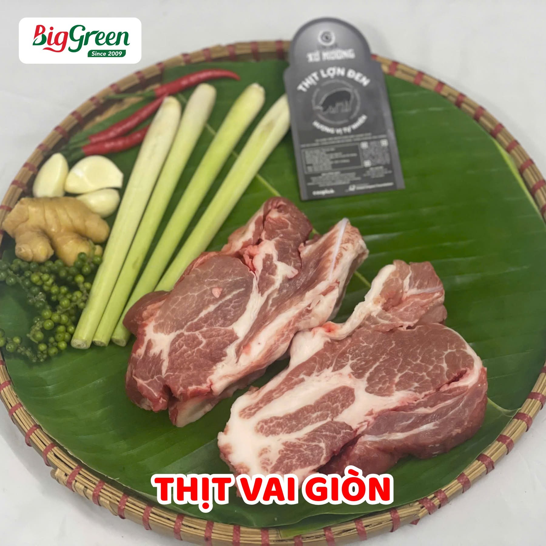 Thịt Vai giòn Lợn Đen Xứ Mường