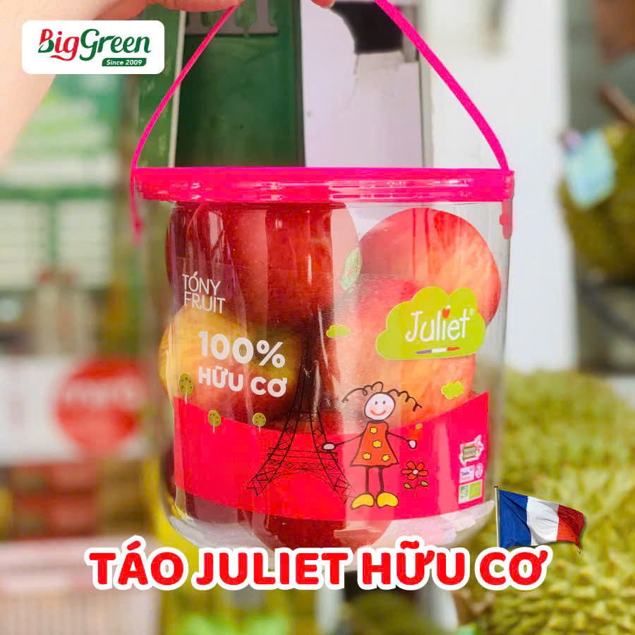 Táo Juliet Hữu cơ (hộp 1kg)