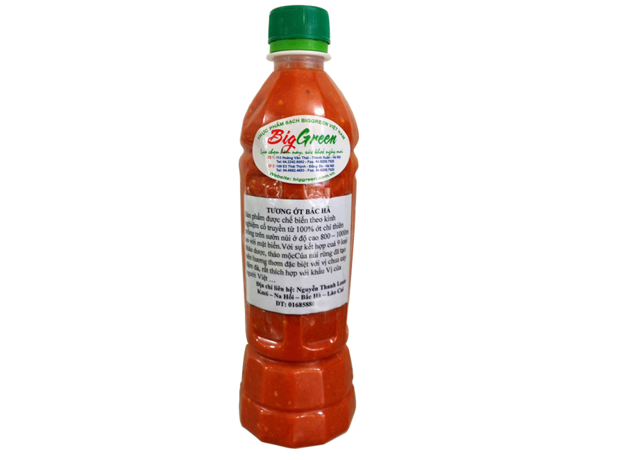 Tương ớt Bắc Hà (Chai 500ml)